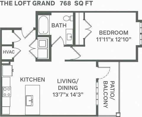 The Loft Grand (A2A) Floor Plan at Premier at West Park, Greeley, CO 80634